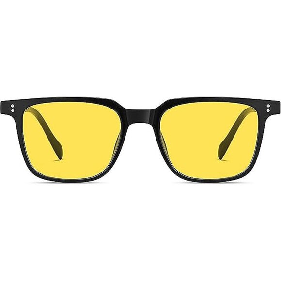 Unisex Vintage Retro Square Style Tinted Sunglasses For Men Women